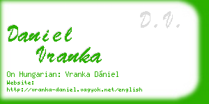 daniel vranka business card